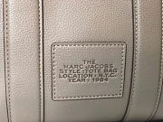Marc Jacobs The Leather Medium Tote Bag In Cement Color - 2