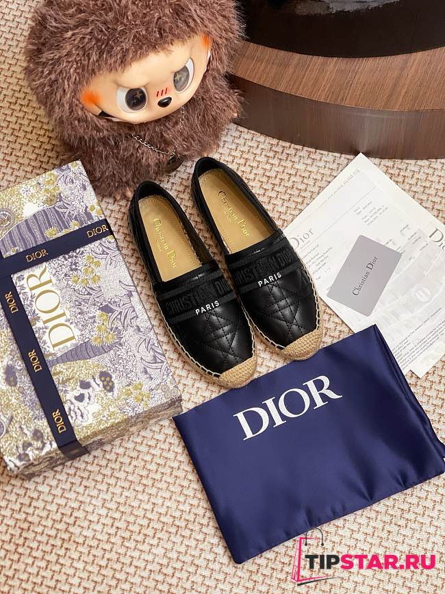 Dior Granville Espadrille Oblique Embroidered Cotton 10 - 1