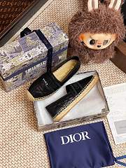 Dior Granville Espadrille Oblique Embroidered Cotton 10 - 5
