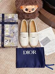Dior Granville Espadrille Oblique Embroidered Cotton 09 - 1