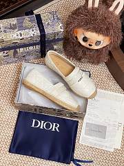 Dior Granville Espadrille Oblique Embroidered Cotton 09 - 6
