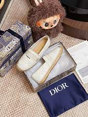 Dior Granville Espadrille Oblique Embroidered Cotton 09 - 3