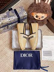 Dior Granville Espadrille Oblique Embroidered Cotton 08 - 5