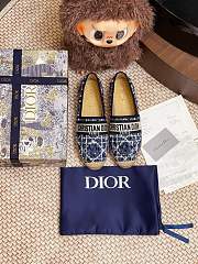 Dior Granville Espadrille Oblique Embroidered Cotton 07 - 1