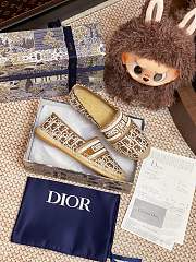 Dior Granville Espadrille Oblique Embroidered Cotton 05 - 2
