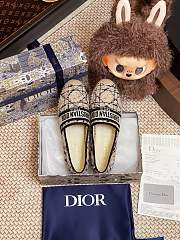 Dior Granville Espadrille Oblique Embroidered Cotton 04 - 4
