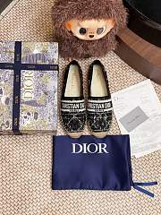 Dior Granville Espadrille Oblique Embroidered Cotton 03 - 1