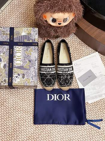 Dior Granville Espadrille Oblique Embroidered Cotton 03