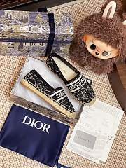 Dior Granville Espadrille Oblique Embroidered Cotton 03 - 6