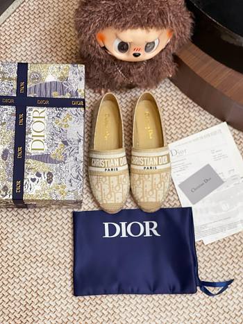 Dior Granville Espadrille Oblique Embroidered Cotton 02