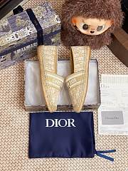 Dior Granville Espadrille Oblique Embroidered Cotton 02 - 6