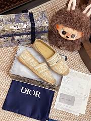 Dior Granville Espadrille Oblique Embroidered Cotton 02 - 5