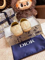 Dior Granville Espadrille Oblique Embroidered Cotton 02 - 4