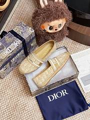 Dior Granville Espadrille Oblique Embroidered Cotton 02 - 2