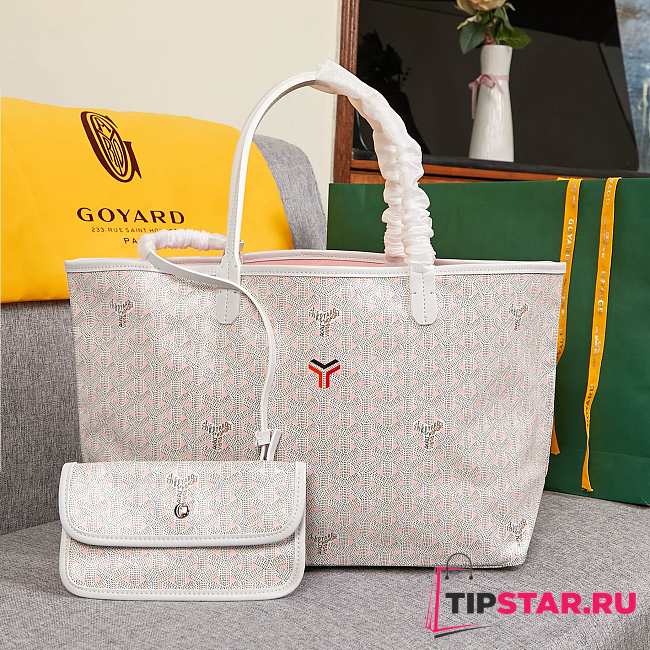 Goyard Saint Louis Claire-Voie GM Bag In Pink - 1