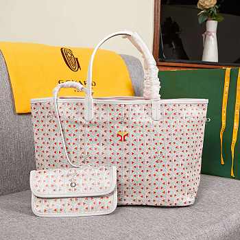 Goyard Saint Louis Claire-Voie GM Bag In Orange