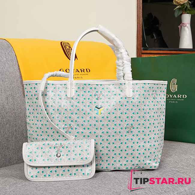 Goyard Saint Louis Claire-Voie GM Bag In Green - 1