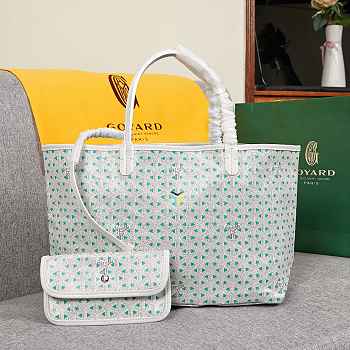 Goyard Saint Louis Claire-Voie GM Bag In Green
