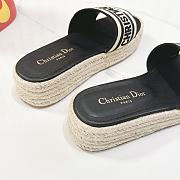 Dior Ivieta Dway Sandals In Navy Black - 6