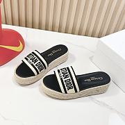 Dior Ivieta Dway Sandals In Navy Black - 5