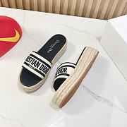 Dior Ivieta Dway Sandals In Navy Blue - 3