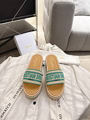 Dior Dway Slide Aquamarina 4.5 cm In Green - 1