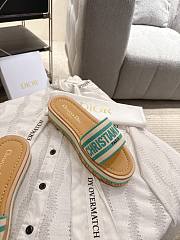 Dior Dway Slide Aquamarina 4.5 cm In Green - 6