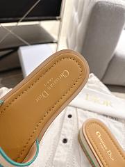 Dior Dway Slide Aquamarina 4.5 cm In Green - 5