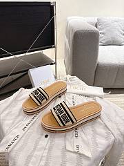 Dior Dway Slide Aquamarina 4.5 cm In Black - 2