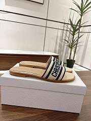 Dior Dway Slide Aquamarina In Navy Blue - 5