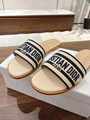 Dior Dway Slide Aquamarina In Navy Blue - 3