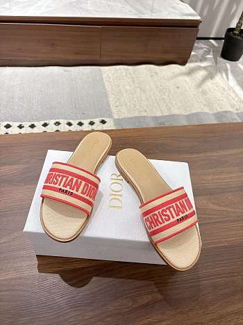 Dior Dway Slide Aquamarina In Pink