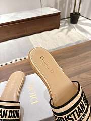 Dior Dway Slide Aquamarina In Black - 2