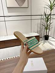 Dior Dway Slide Aquamarina In Green - 5