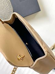 Ysl Saint Laurent Mini Loulou In Beige - 6