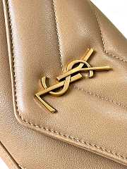 Ysl Saint Laurent Mini Loulou In Beige - 2