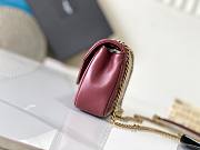 Ysl Saint Laurent Mini Loulou In Burgundy - 2