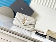 Ysl Saint Laurent Mini Loulou In White - 1