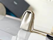 Ysl Saint Laurent Mini Loulou In White - 6