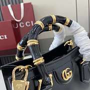 Gucci Diana small tote bag Black shiny - 6