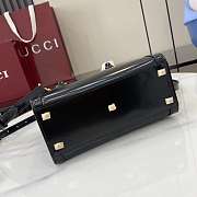 Gucci Diana small tote bag Black shiny - 3