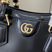 Gucci Diana small tote bag Black shiny - 2
