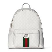 Gucci Ophidia medium backpack White soft GG Supreme - 1