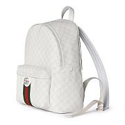 Gucci Ophidia medium backpack White soft GG Supreme - 5