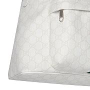 Gucci Ophidia medium backpack White soft GG Supreme - 3