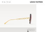 Louis Vuitton Jewel Square Sunglasses In Pink Gold - 4