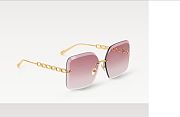 Louis Vuitton Jewel Square Sunglasses In Pink Gold - 3
