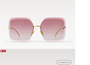 Louis Vuitton Jewel Square Sunglasses In Pink Gold - 2