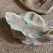 Louis Vuitton Rainbow color straw bucket hat 02 - 6