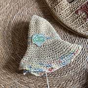 Louis Vuitton Rainbow color straw bucket hat 02 - 4